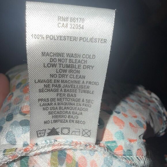 Anthropologie Womens Spotted Shimmer Open Front Kimono Multicolor One Size - Picture 13 of 13